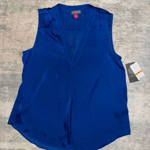 Blue Sleeveless Women's Top